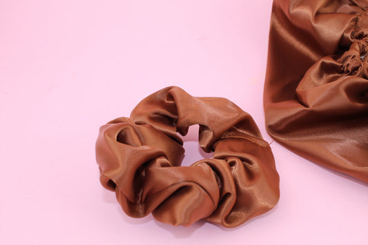 Satin Hair Care Set – Bonnet & Hair Tie