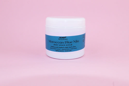 Moroccan Blue Nila Scrub – Body & Face