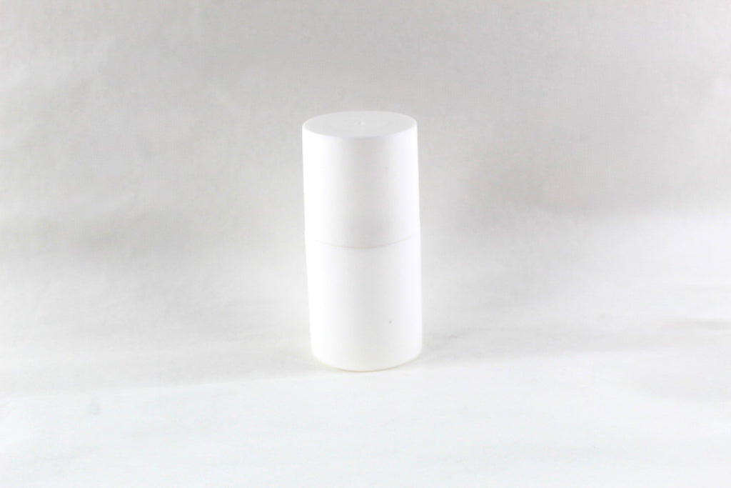 white roll on deodorant bottle عبوة مزيل عرق رول اون ابيض