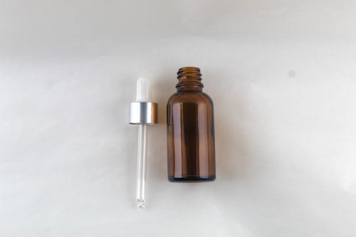 dropper glass bottle عبوة قطارة زجاج